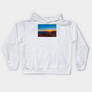 Sunset over North Georgia Mountains Kids Hoodie